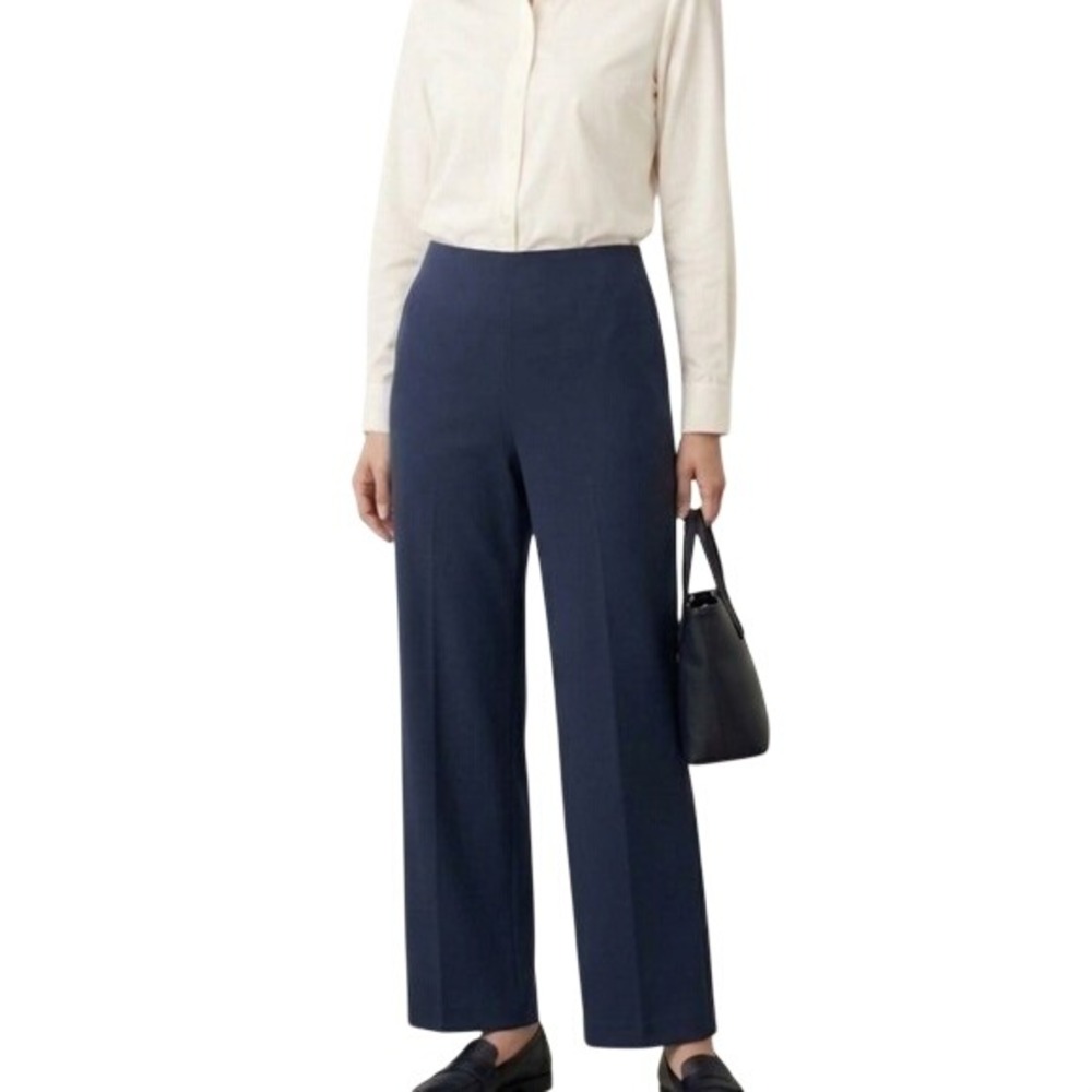 Jason Wu Womens Stretch Pull On Pant Rayon Blend Career Cottagecore Blue 16P XLP